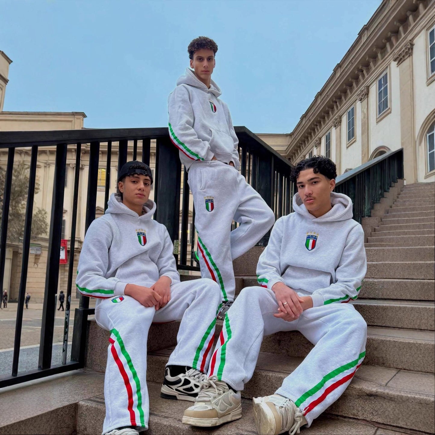 ITALIAN GREY TRACKSUIT