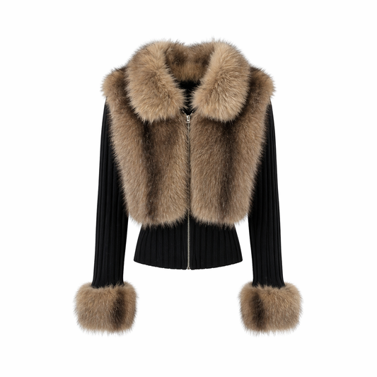 ELEGANT FUR CARDIGAN