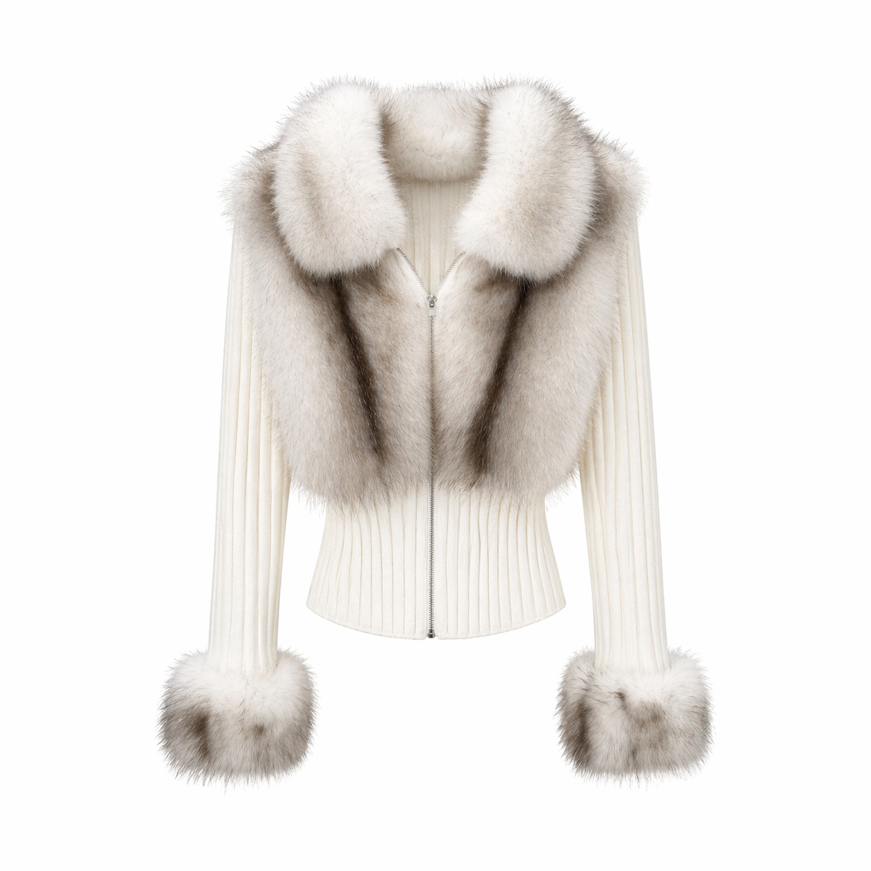ELEGANT FUR CARDIGAN