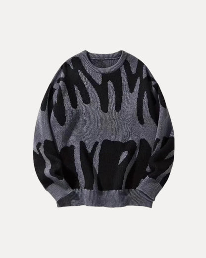 PATTERN KNIT SWEATER