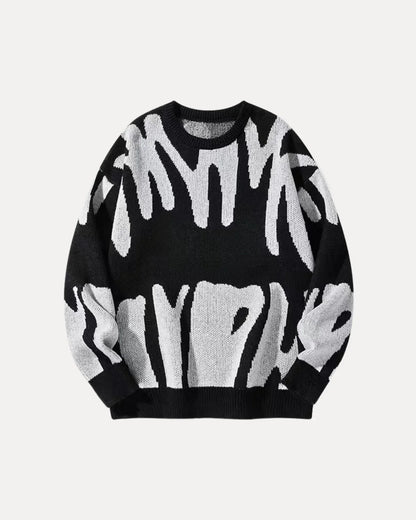 PATTERN KNIT SWEATER