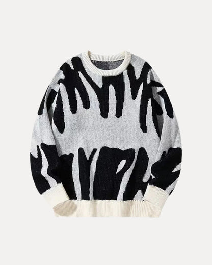 PATTERN KNIT SWEATER