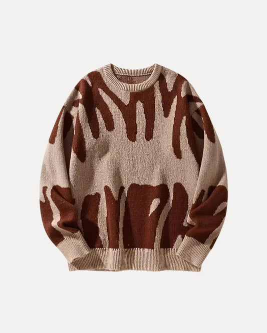 PATTERN KNIT SWEATER