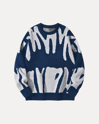PATTERN KNIT SWEATER