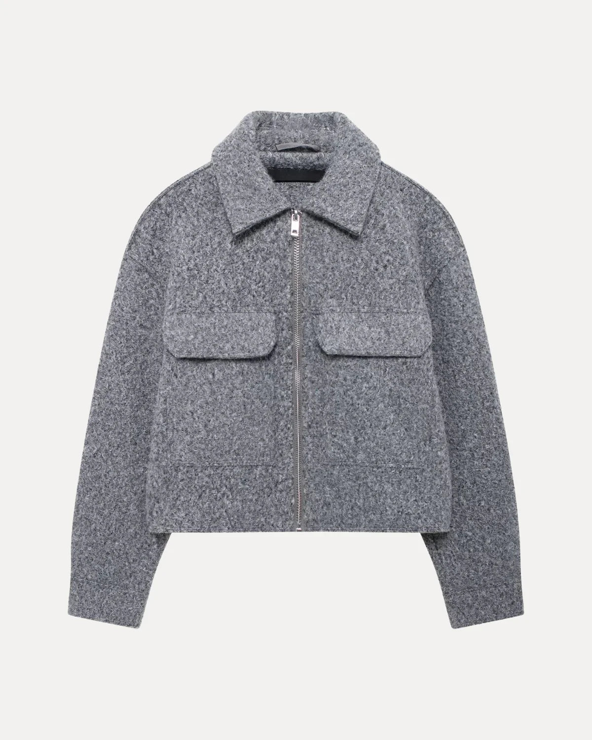 CROPPED WOOL JACKET