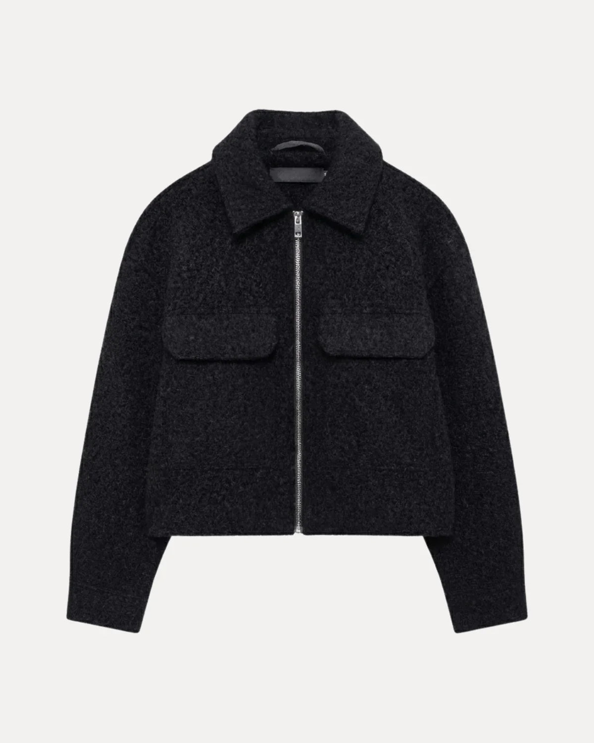 CROPPED WOOL JACKET