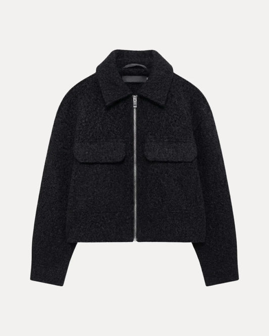 CROPPED WOOL JACKET