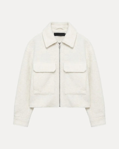 CROPPED WOOL JACKET
