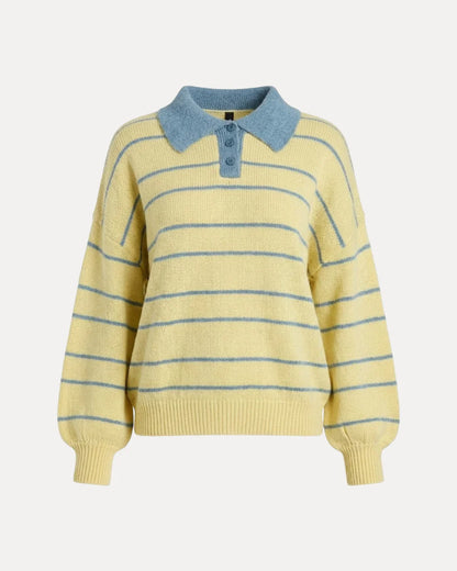 LEMON POLO SWEATER