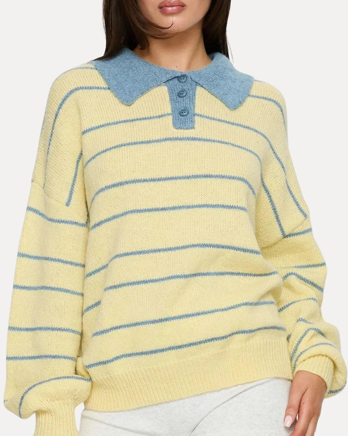 LEMON POLO SWEATER