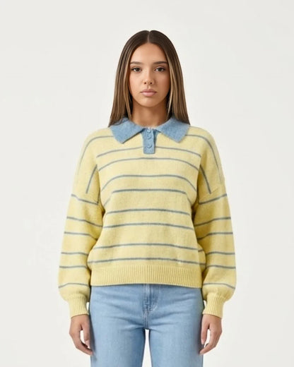 LEMON POLO SWEATER