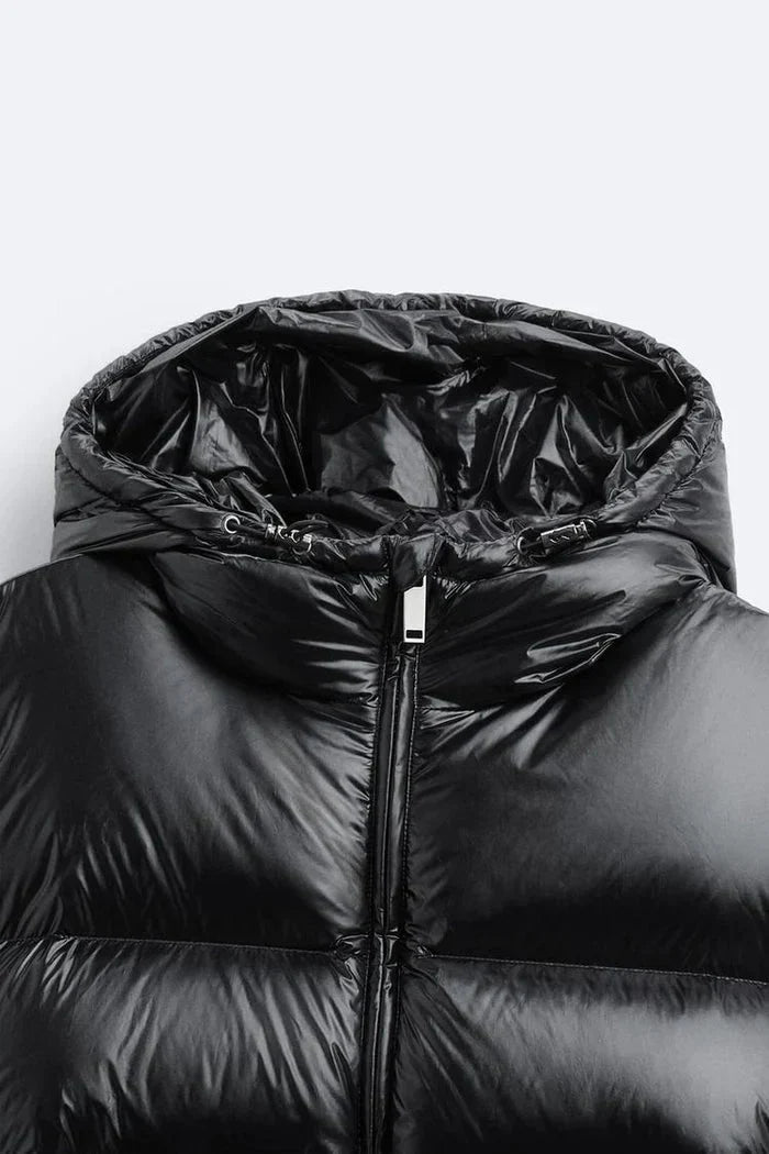 SHINY PUFFER JACKET (UNISEX)