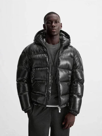 SHINY PUFFER JACKET (UNISEX)