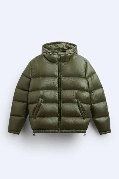 SHINY PUFFER JACKET (UNISEX)