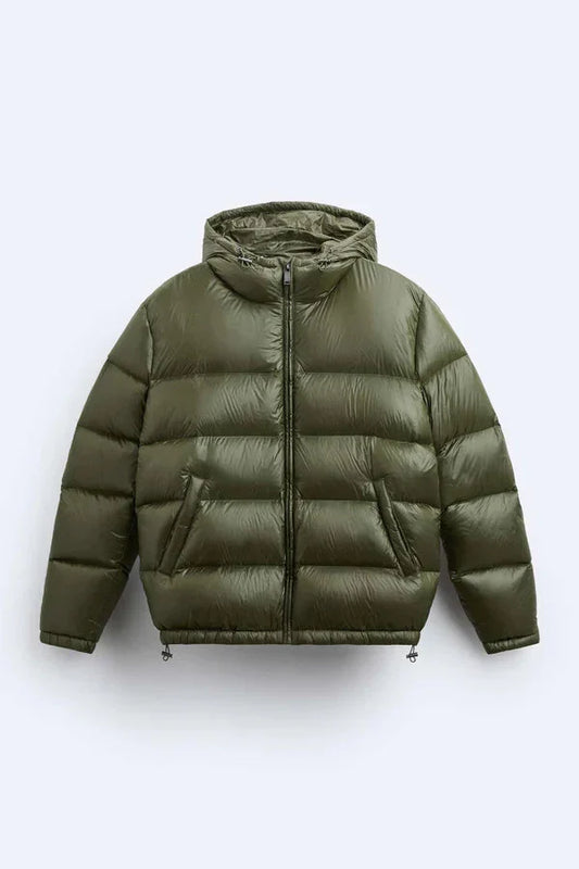 SHINY PUFFER JACKET (UNISEX)