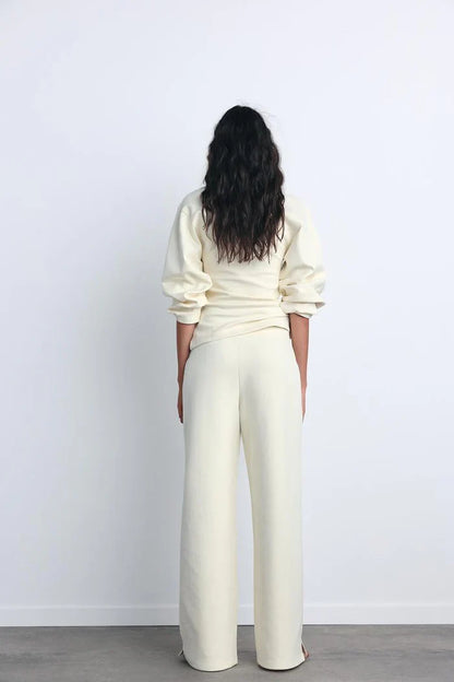 TAILORED INTERLOCK PANTS