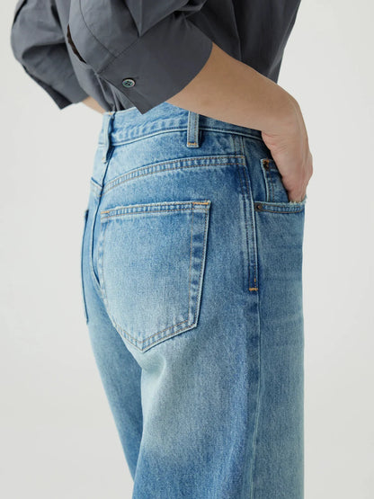 STRAIGHT BLUE JEANS