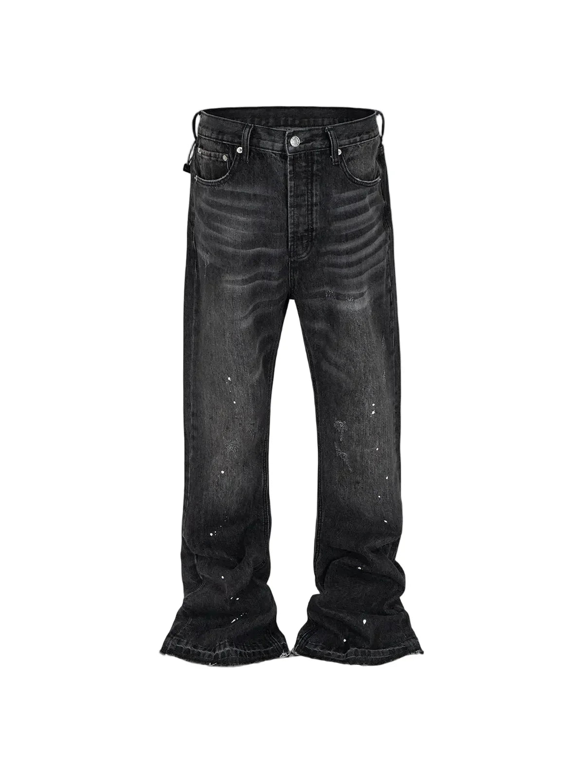 SPLASHED FLARED JEANS