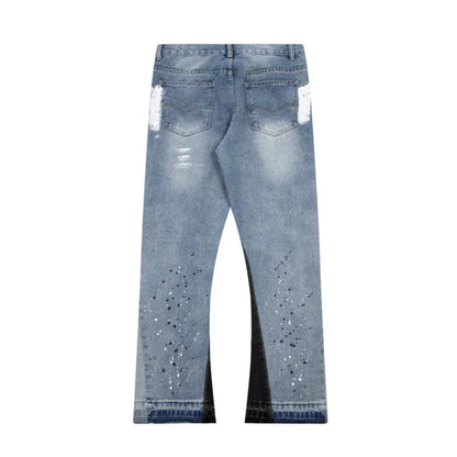 FLARED DENIM JEANS