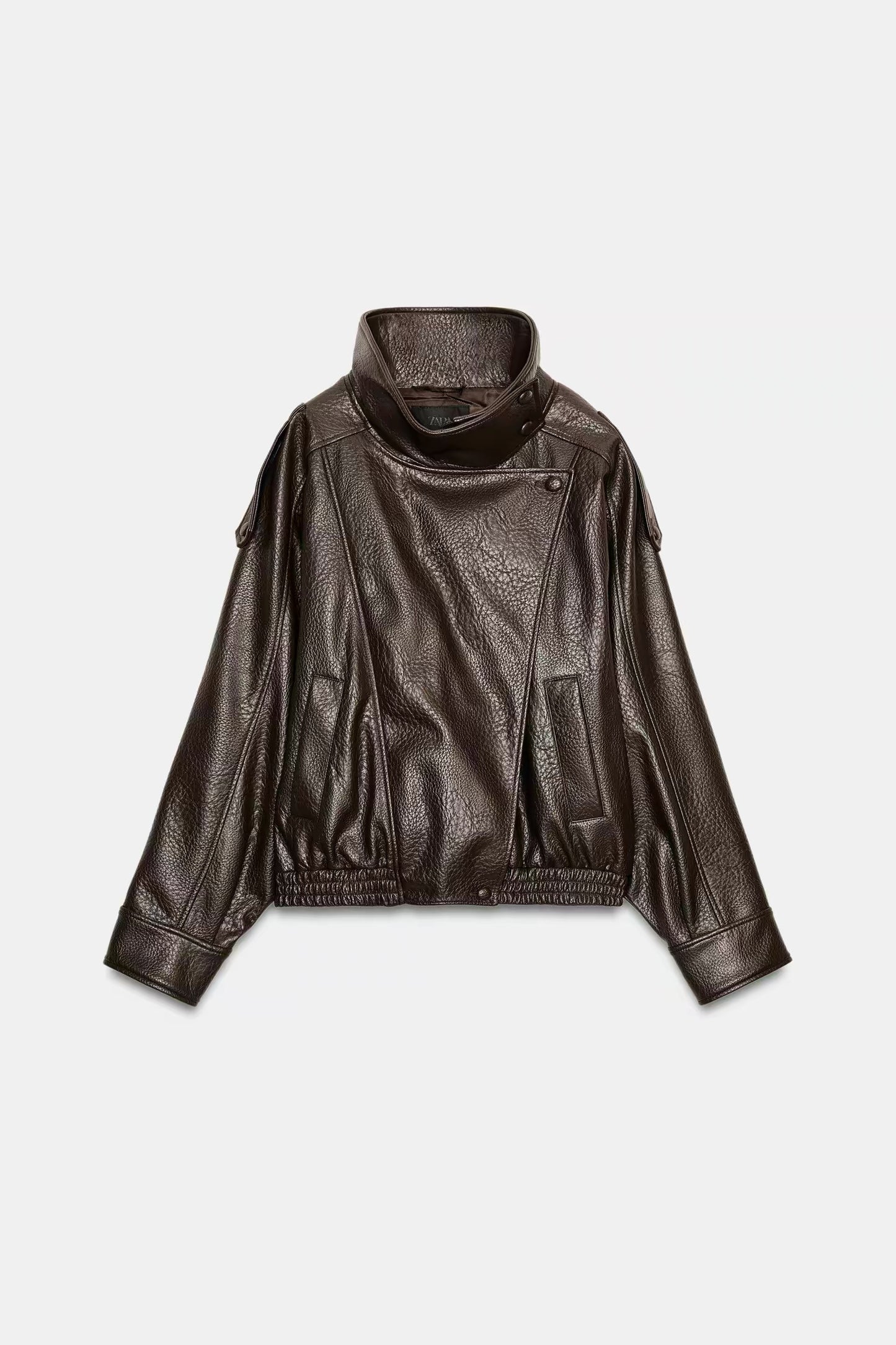 SHINY LETHER JACKET