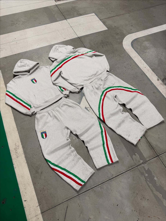 ITALIAN GREY TRACKSUIT