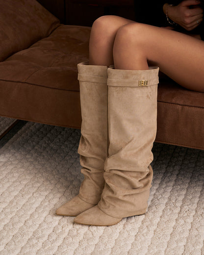 KNIEHOHE SLOUCHY BOOTS