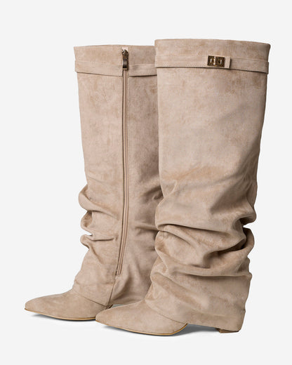 KNIEHOHE SLOUCHY BOOTS