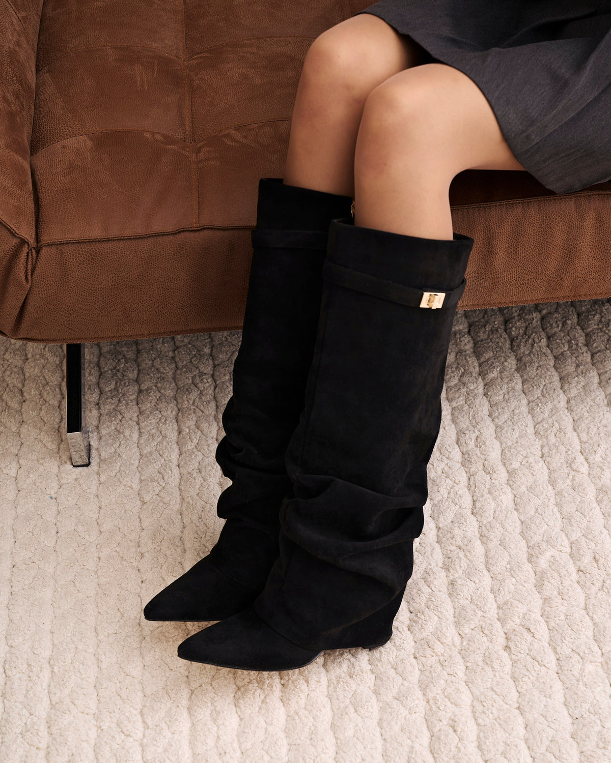KNIEHOHE SLOUCHY BOOTS