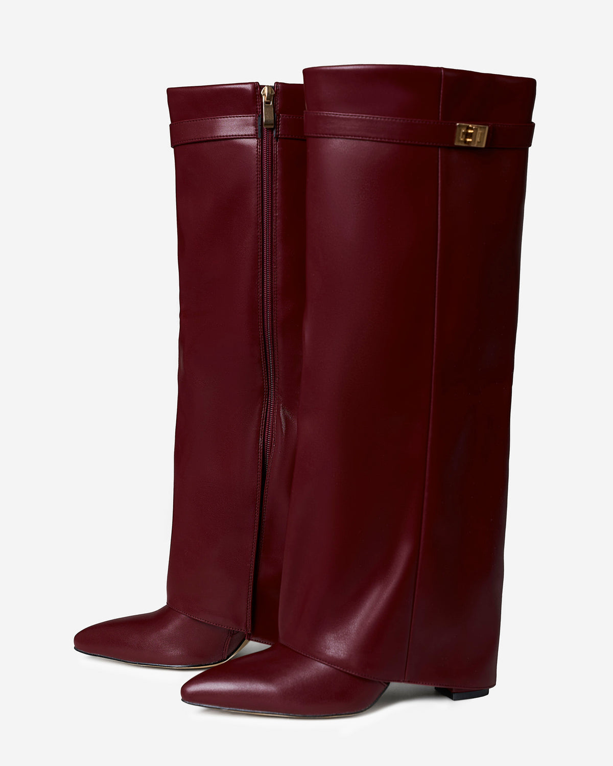 KNIEHOHE LEDER BOOTS