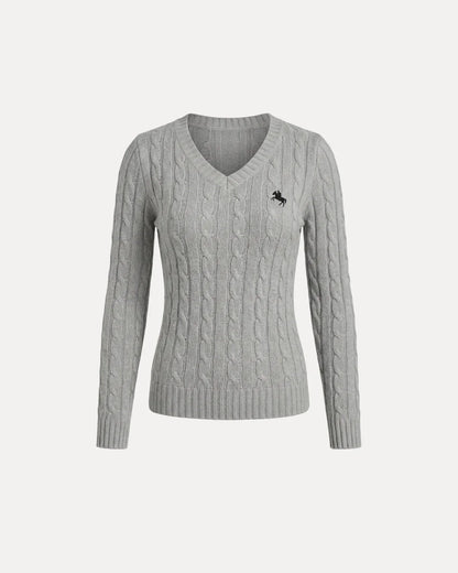ELEGANT V-NECK SWEATER