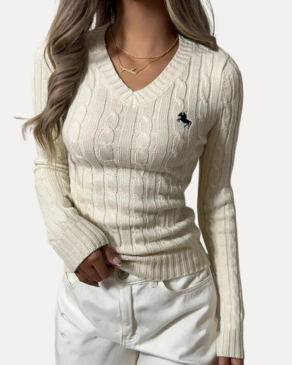 ELEGANT V-NECK SWEATER