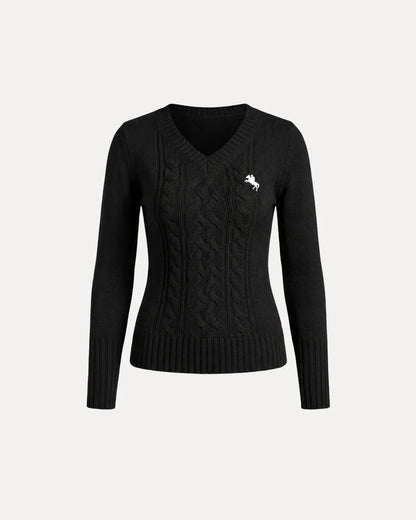 ELEGANT V-NECK SWEATER