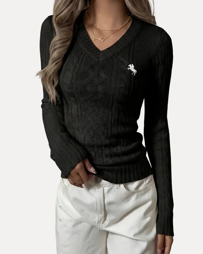 ELEGANT V-NECK SWEATER
