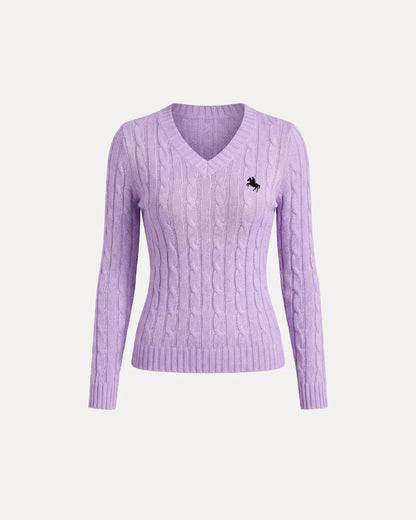 ELEGANT V-NECK SWEATER