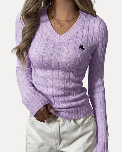 ELEGANT V-NECK SWEATER