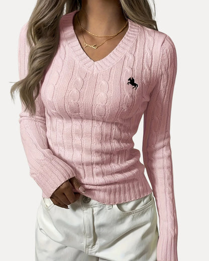 ELEGANT V-NECK SWEATER