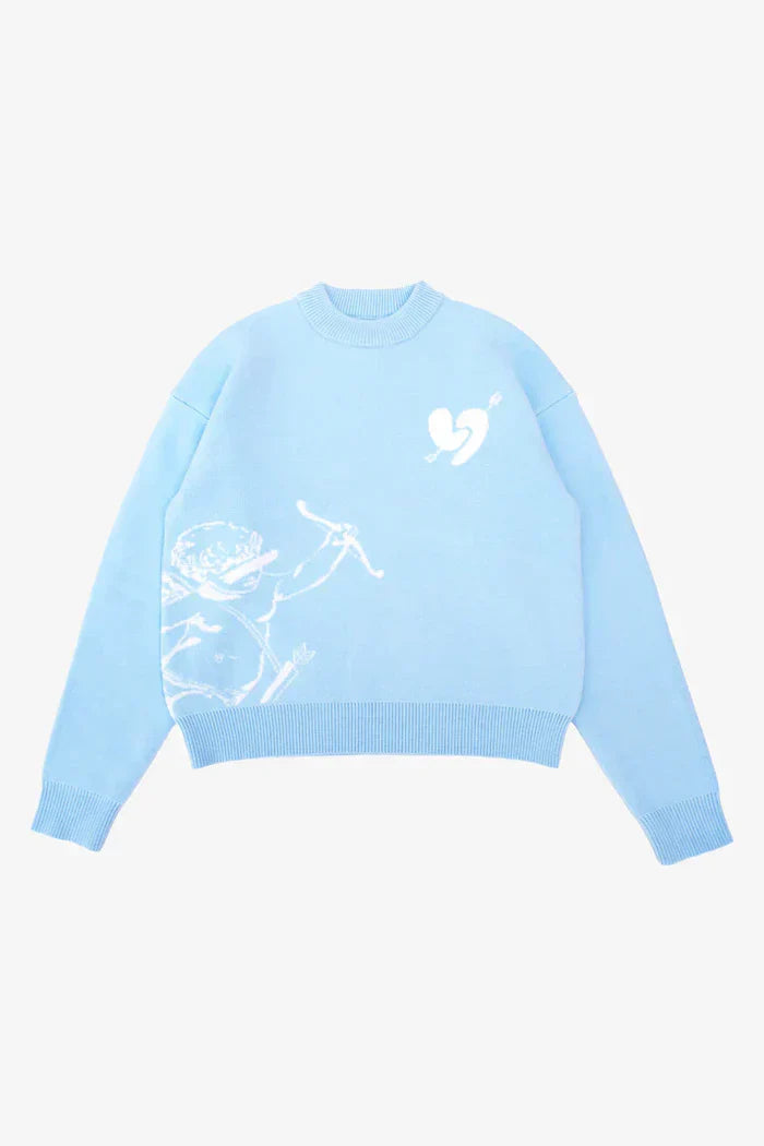 HEART KNITTED SWEATER