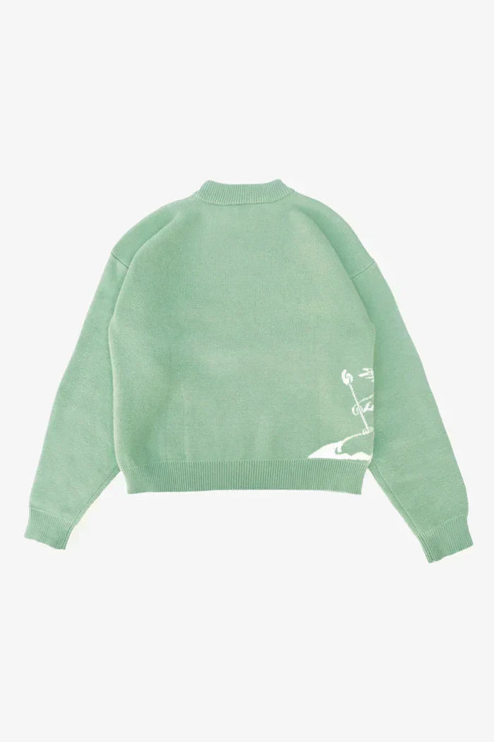HEART KNITTED SWEATER