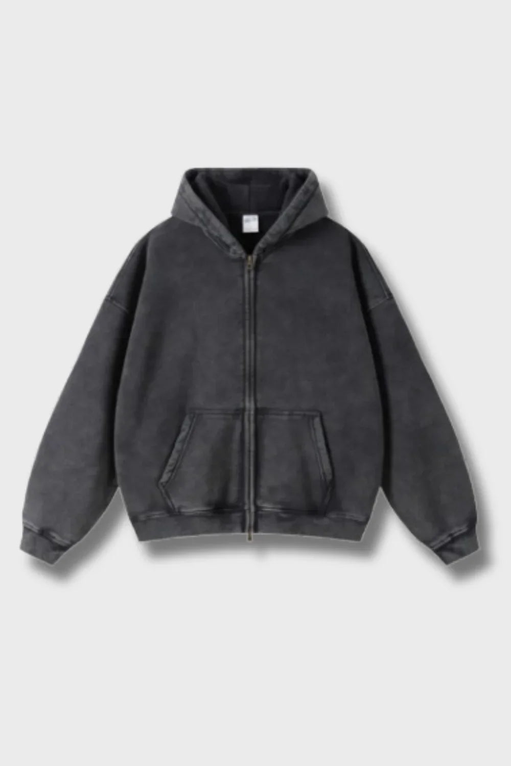 STONE WASHED ZIPPER