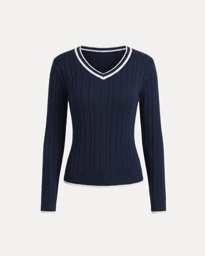 CABLE KNIT SWEATER