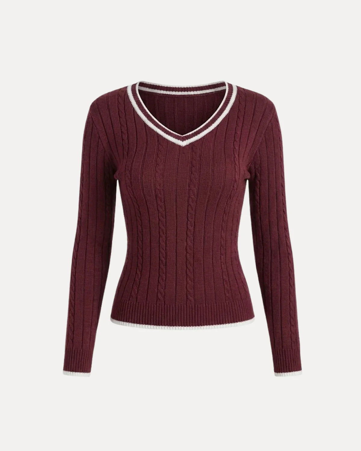 CABLE KNIT SWEATER