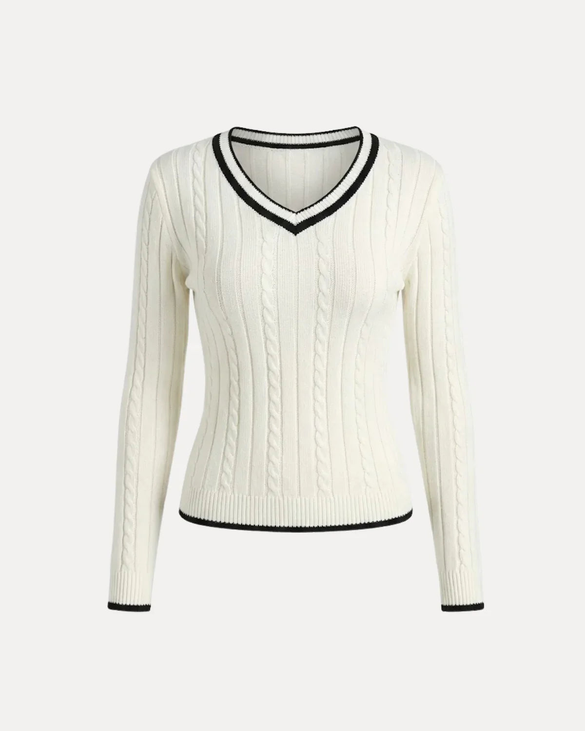 CABLE KNIT SWEATER