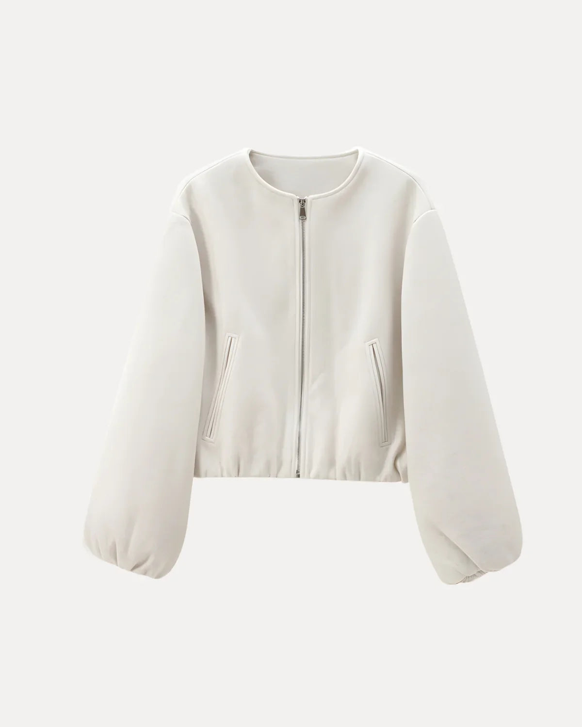 ELEGANT BUBBLE ZIP JACKET