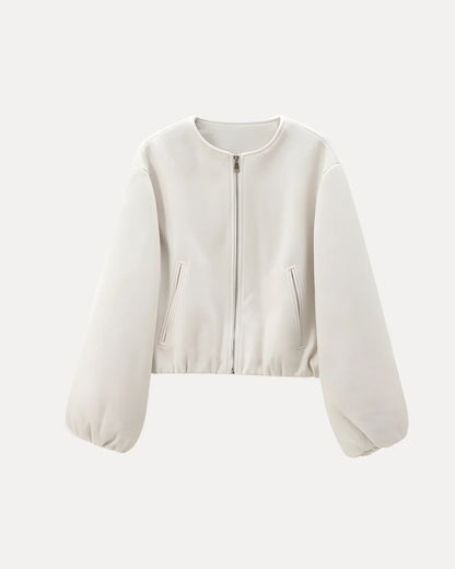 ELEGANT BUBBLE ZIP JACKET