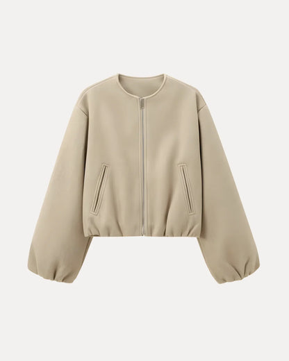 ELEGANT BUBBLE ZIP JACKET