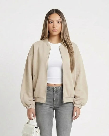 ELEGANT BUBBLE ZIP JACKET