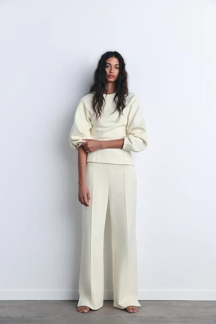 TAILORED INTERLOCK SWEATSHIRT