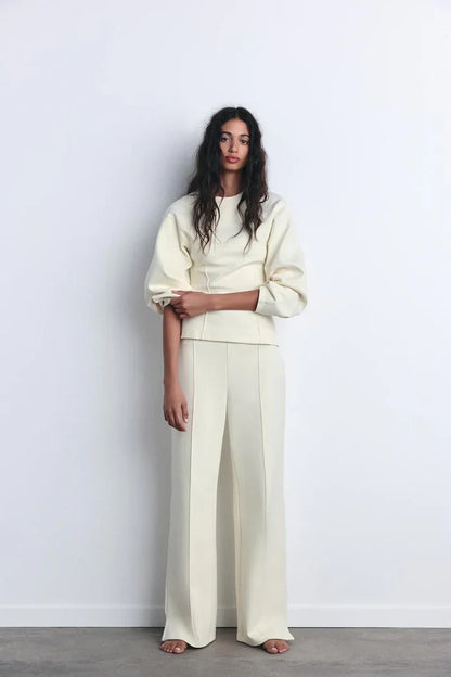 TAILORED INTERLOCK SWEATSHIRT