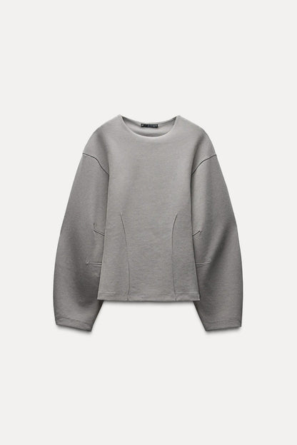 TAILORED INTERLOCK SWEATSHIRT