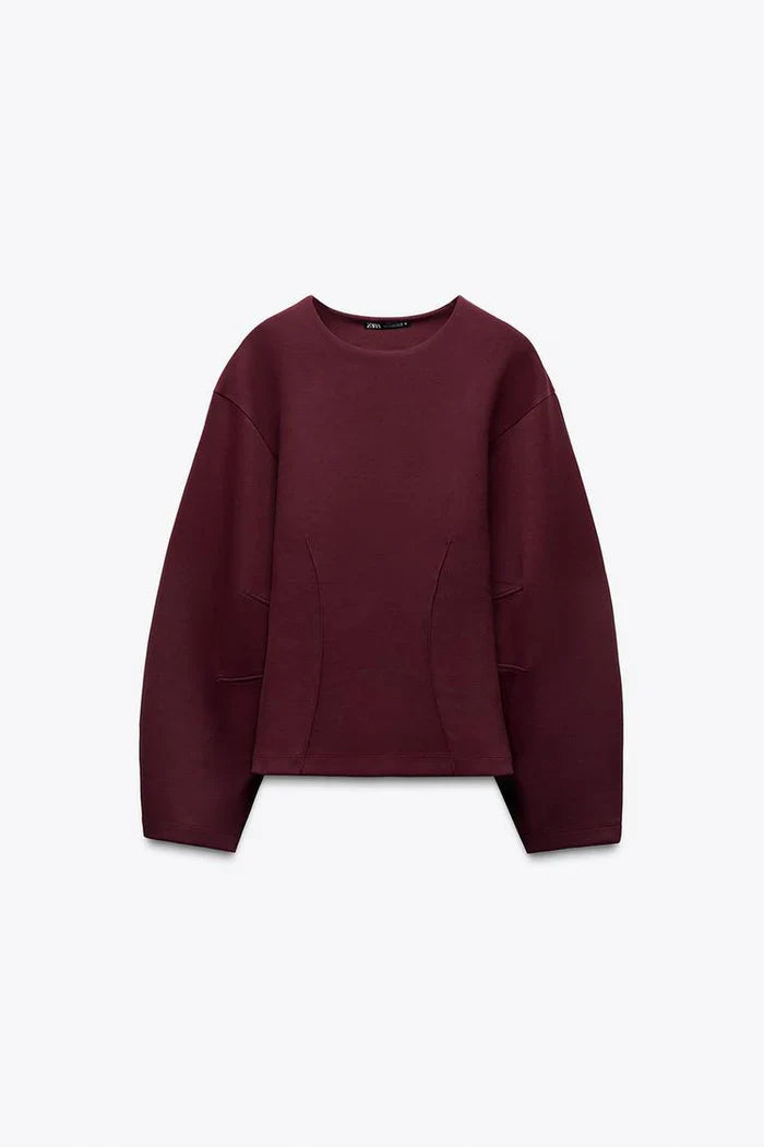 TAILORED INTERLOCK SWEATSHIRT